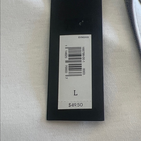 Banana Republic White Polo with Gray Collar - Picture 2 of 8